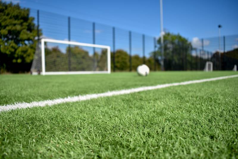 An all-weather sports pitch