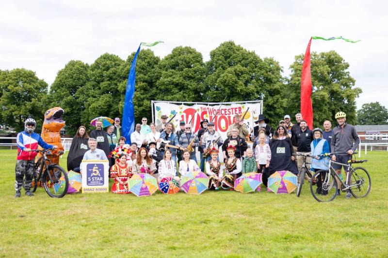 Participants and volunteers of the Worcester Show at a launch event this week